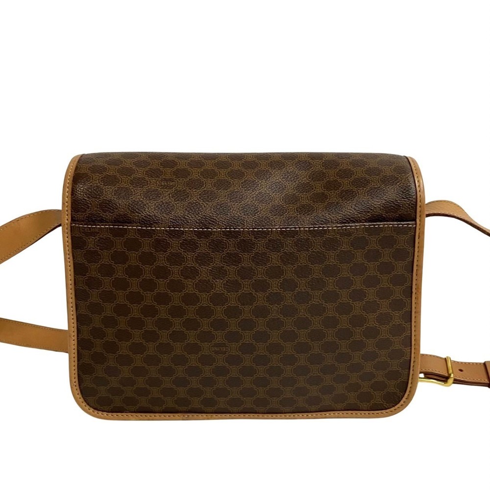 Celine Brown Macadam Triomphe Bag Ring Shoulder - image 5